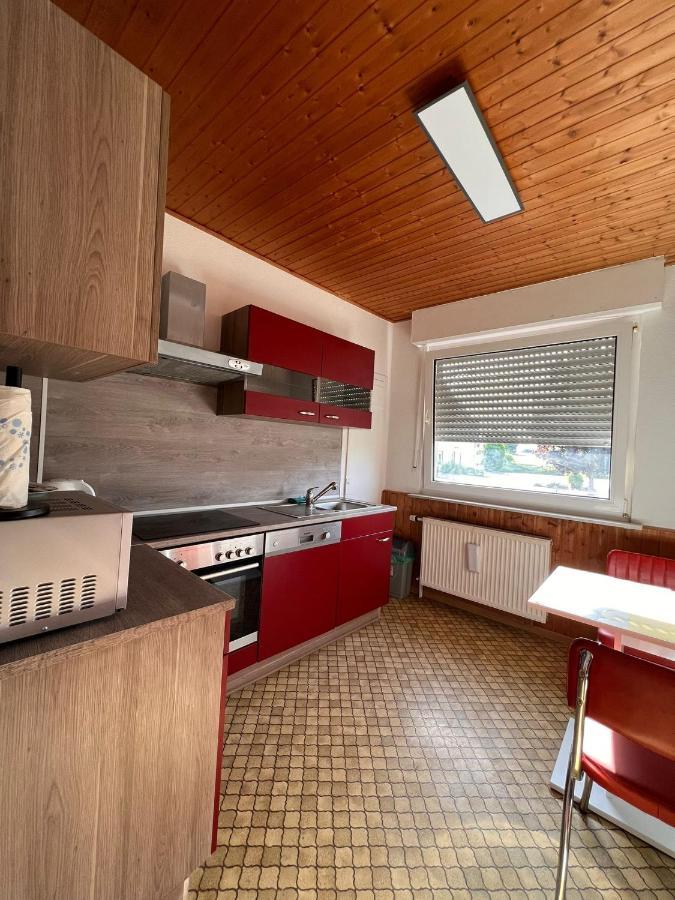 Ruhige Freistehender Bungalow Mit Parkplatz Beckum Exterior foto