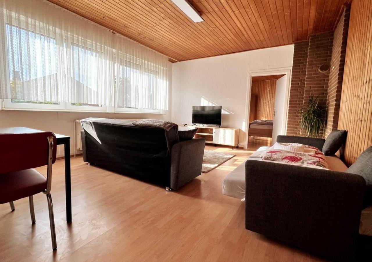 Ruhige Freistehender Bungalow Mit Parkplatz Beckum Exterior foto